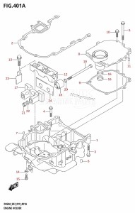 DF50A From 05003F-910001 (E03)  2019 drawing ENGINE HOLDER (DF40A,DF50A,DF60A)