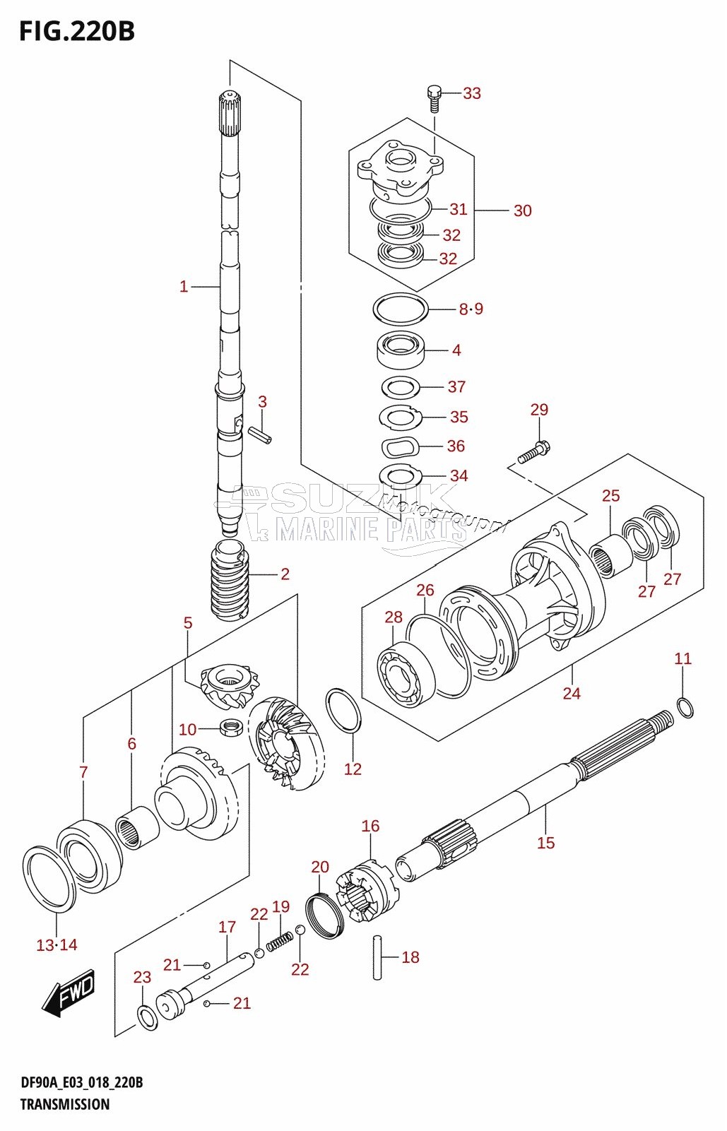 TRANSMISSION (DF80A)