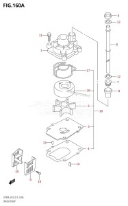 DF90A From 09003F-310001 (E03)  2013 drawing WATER PUMP