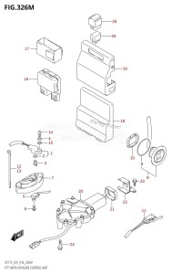 DF175TG From 17502F-610001 (E01 E40)  2016 drawing PTT SWITCH /​ ENGINE CONTROL UNIT (DF175TG:E40)