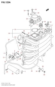 DF175Z From 17501Z-880001 (E01)  2008 drawing INTAKE MANIFOLD /​ THROTTLE BODY