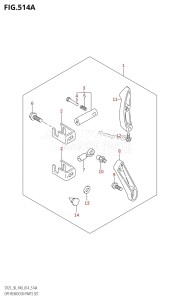 DT30 From 03005-410001 ()  2014 drawing OPT:REMOCON PARTS SET