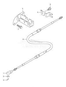 DF25QR From 02501F-251001 ()  2000 drawing REMOCON CABLE