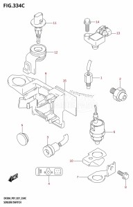 DF20A From 02002F-040001 (P40)  2020 drawing SENSOR /​ SWITCH (DF9.9BR,DF9.9BT,DF15AR,DF15AT,DF20AR,DF20AT)