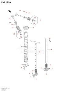 DF60 From 06001F-980001 (E03)  2009 drawing CAMSHAFT