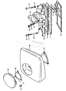 DT25 From 2501-100000 ()  1988 drawing REED VALVE