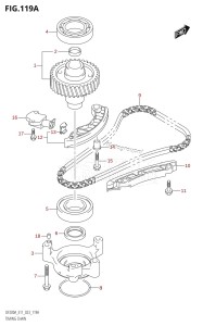 DF175AZ From 17503Z-340001 (E11 E40)  2023 drawing TIMING CHAIN