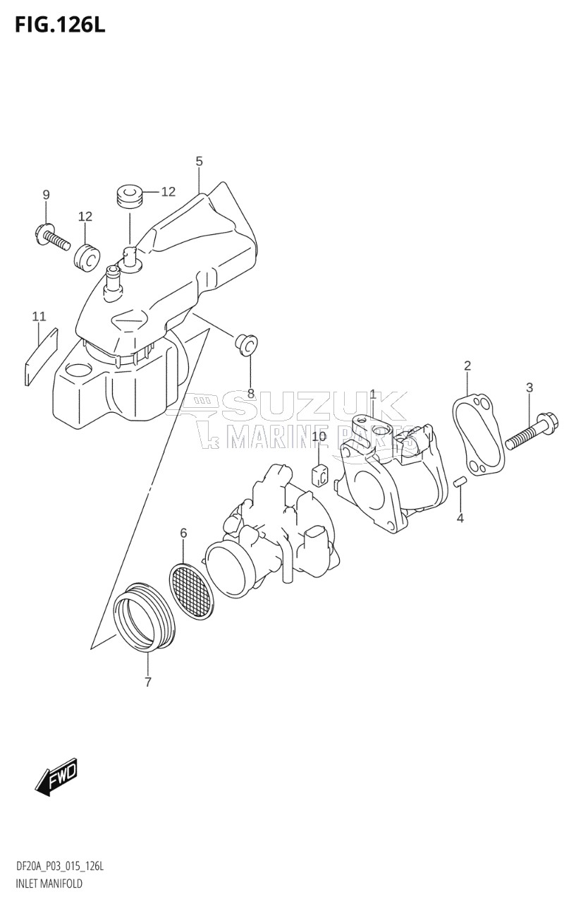 INLET MANIFOLD (DF20ATH:P03)