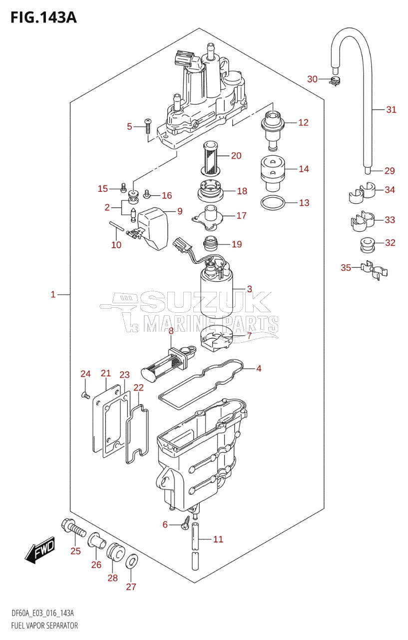 FUEL VAPOR SEPARATOR