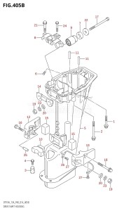 DT9.9A From 00993K-410001 (P36 P40)  2014 drawing DRIVE SHAFT HOUSING (DT9.9AK:P40)