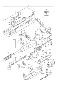 DF 115 drawing Tiller Handle