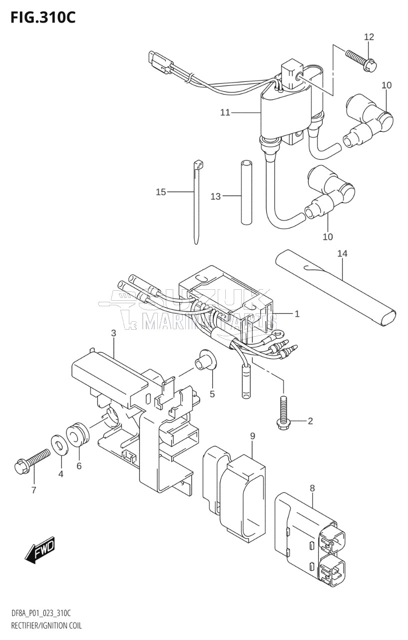 RECTIFIER / IGNITION COIL (DF8AR)