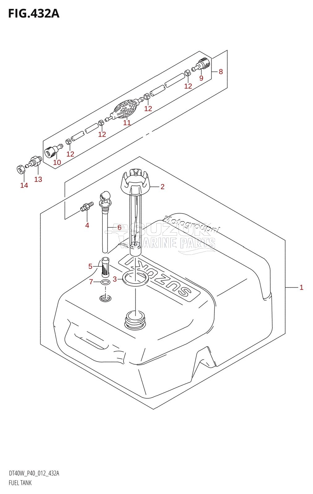 FUEL TANK (DT40W:P40)