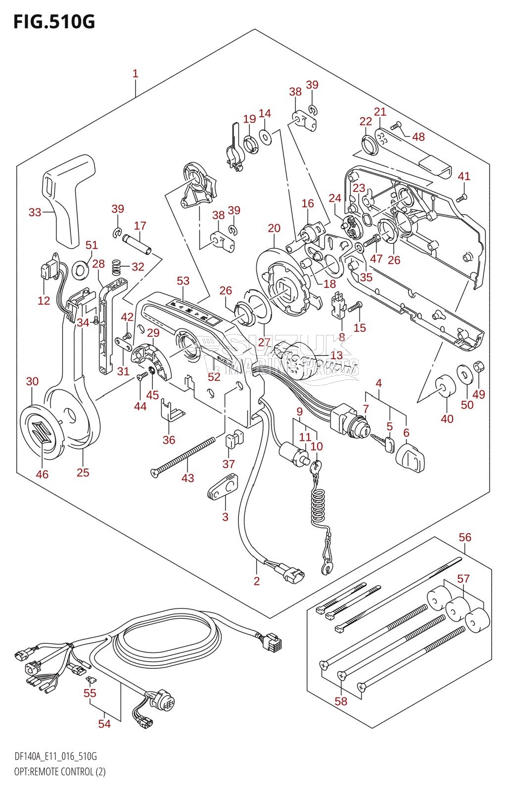 OPT:REMOTE CONTROL (2) (DF140AT:E40)