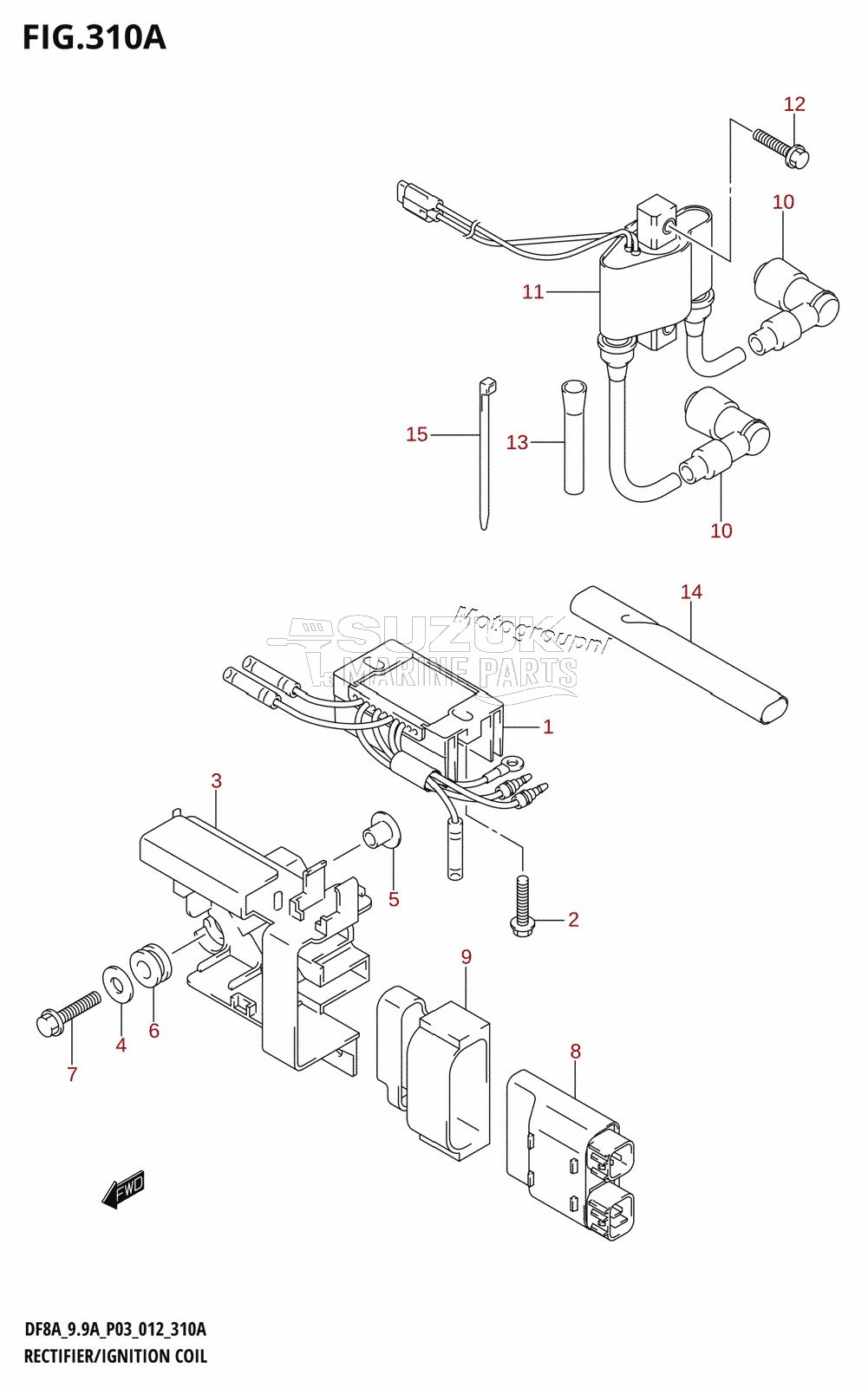 RECTIFIER /​ IGNITION COIL (DF8A:P03)