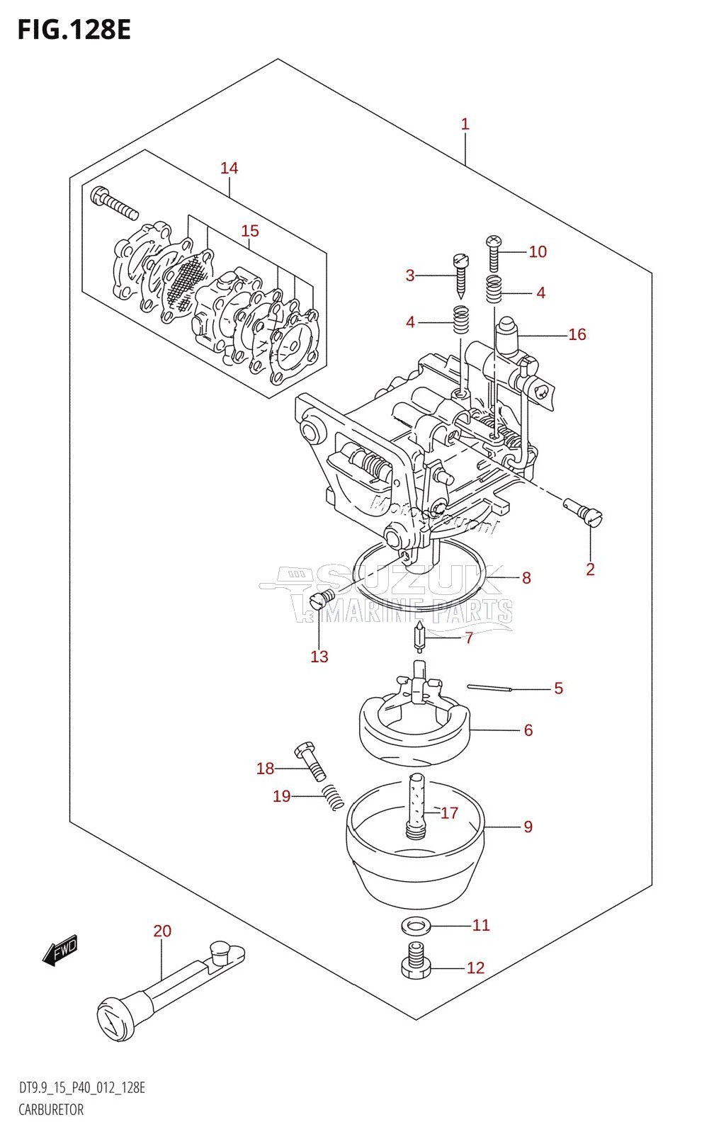 CARBURETOR (DT15:P37)