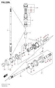 DF250 From 25003F-710001 (E01 E40)  2017 drawing TRANSMISSION (DF250Z:E01)