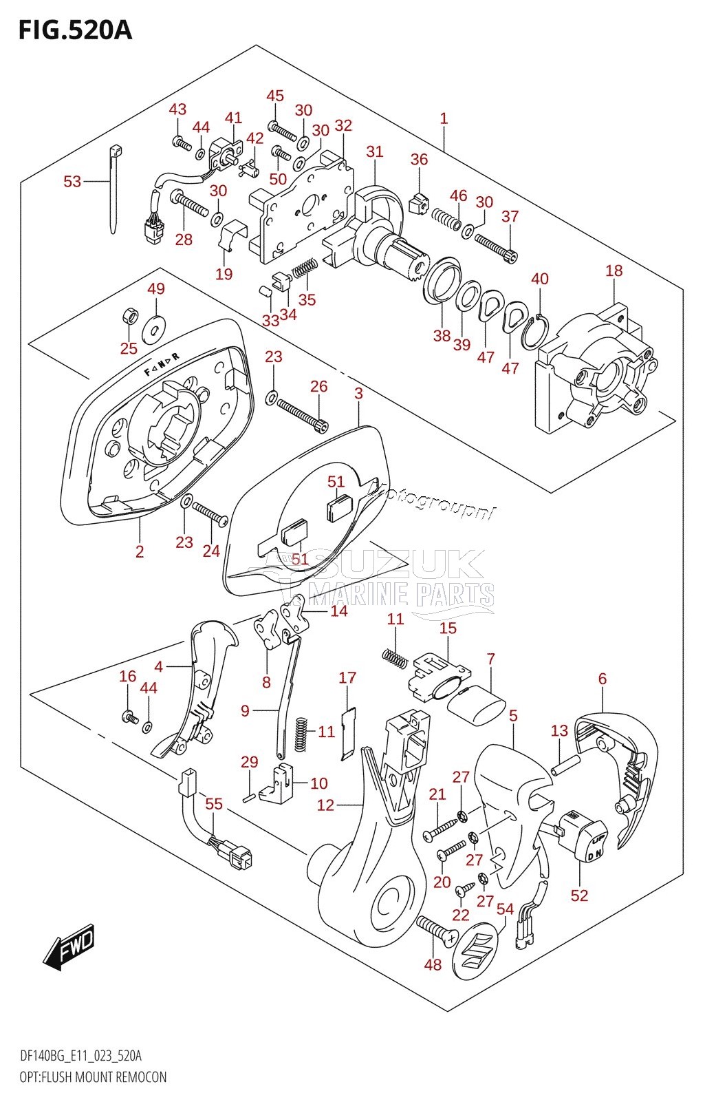 OPT:FLUSH MOUNT REMOCON (021)