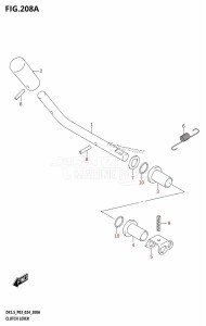 DF2.5 From 00252F-440001 (P03 )  2024 drawing CLUTCH LEVER