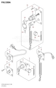 DF80A From 08002F-110001 (E01 E40)  2011 drawing OPT:SWITCH