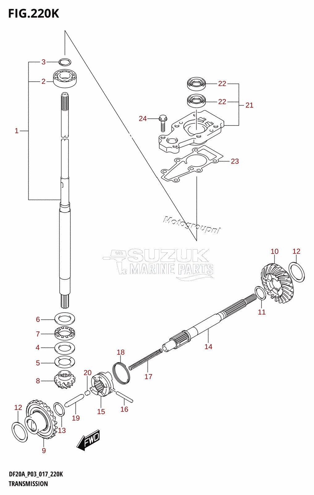 TRANSMISSION (DF20ATH:P03)