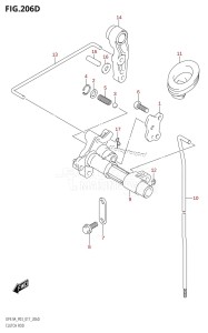 DF8A From 00801F-710001 (P03)  2017 drawing CLUTCH ROD (DF9.9AR:P03)