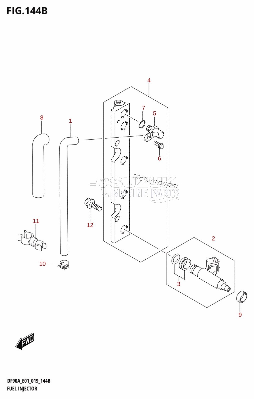 FUEL INJECTOR (E40)