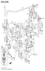 DF300Z From 30002Z-010001 (E01 E40)  2010 drawing FUEL PUMP /​ FUEL VAPOR SEPARATOR (011)