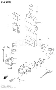 15002Z-510001 (2005) 150hp E01 E40-Gen. Export 1 - Costa Rica (DF150ZG) DF150ZG drawing PTT SWITCH / ENGINE CONTROL UNIT (DF175TG:E40)