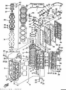 220AET drawing CYLINDER--CRANKCASE