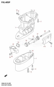 DF50A From 05003F-410001 (E01)  2014 drawing DRIVE SHAFT HOUSING (DF50AVTH:E01)