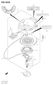 00251F-780001 (2007) 2.5hp P03-U.S.A (DF2.5K7) DF2.5 drawing RECOIL STARTER