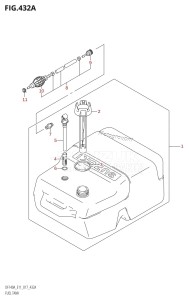 DF115AZ From 11503Z-710001 (E11 E40)  2017 drawing FUEL TANK (DF115AT:E40)