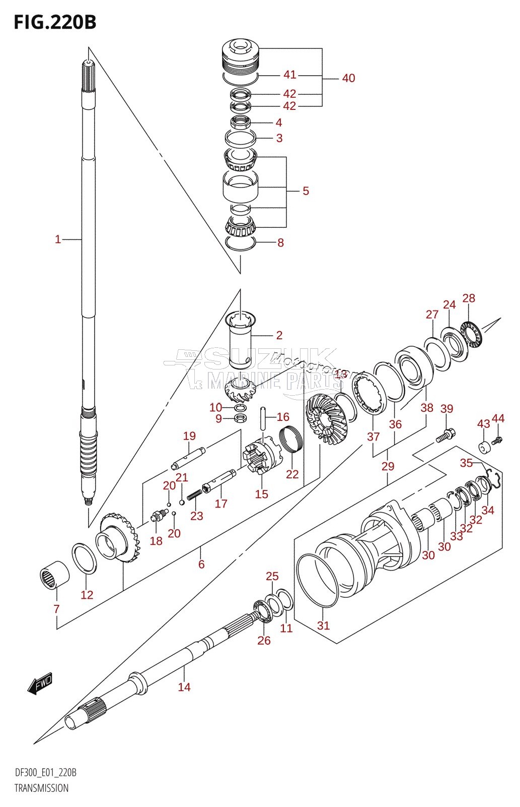 TRANSMISSION (DF300Z)