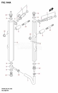 DF350A From 35001F-910001 (E03)  2019 drawing FUEL INJECTOR