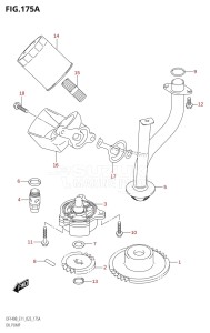 DF115BT From 11506F-340001 (E11 E40)  2023 drawing OIL PUMP