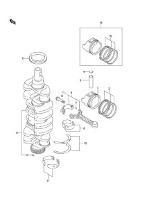 DF 115A drawing Crankshaft