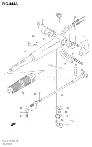 DT30 From 03005-310001 ()  2013 drawing TILLER HANDLE (DT25K:P36)