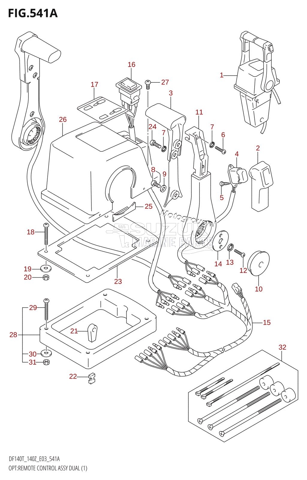 OPT:REMOTE CONTROL ASSY DUAL (1)