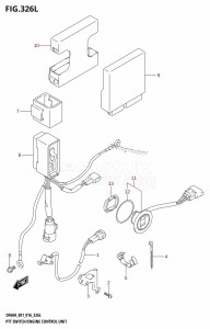 DF60A From 06003F-610001 (E01 E40)  2016 drawing PTT SWITCH /​ ENGINE CONTROL UNIT (DF60ATH:E01)