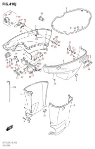 DF175T From 17502F-610001 (E03)  2016 drawing SIDE COVER (DF150ST:E03)