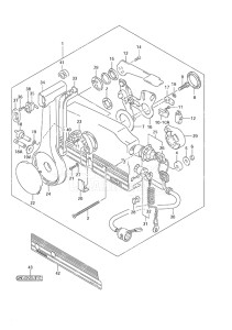 Outboard DF 30 drawing Remote Control Box