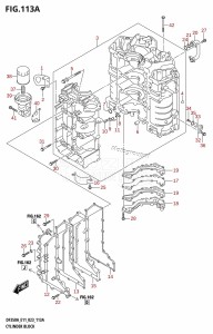 DF325A From 32501F-340001 (E01 E40)  2023 drawing CYLINDER BLOCK