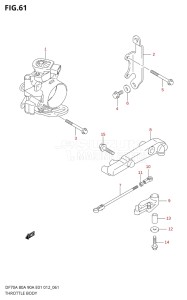 09003F-210001 (2012) 90hp E01 E40-Gen. Export 1 - Costa Rica (DF90A  DF90AT / DF90ATH  DF90ATH) DF90A drawing THROTTLE BODY (DF70A E40)