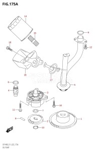 DF115BZ From 11506Z-340001 (E11 E40)  2023 drawing OIL PUMP