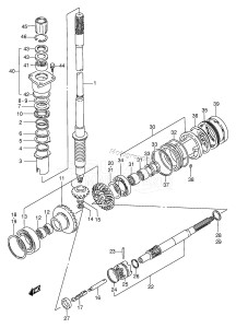 DT200STC From 20001-011001 ()  1990 drawing TRANSMISSION