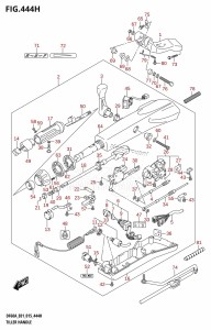 DF60A From 06002F-510001 (E01 E40)  2015 drawing TILLER HANDLE (DF50AVTH:E01)