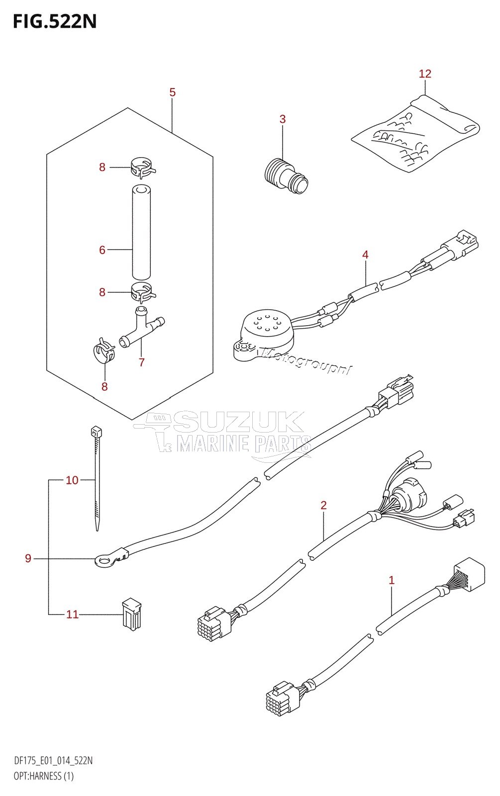 OPT:HARNESS (1) (DF175Z:E01)