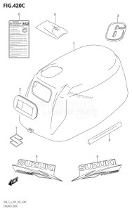 DF5 From 00502F-510001 (P01)  2015 drawing ENGINE COVER (DF6:P01)