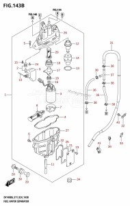 DF140BG From 14004F-440001 (E11 - E40)  2024 drawing FUEL VAPOR SEPARATOR (E40)